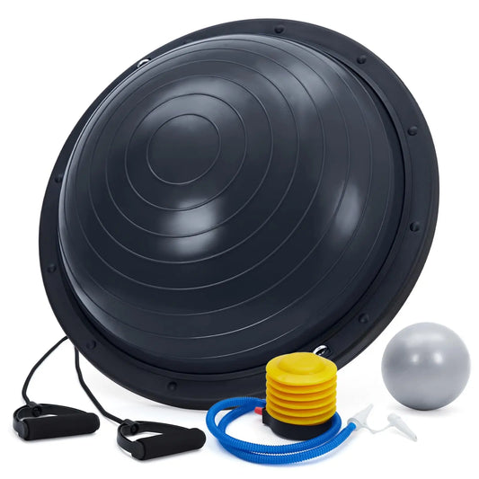 Yoga Balance Ball Half Exercise Ball With Non Slip Base