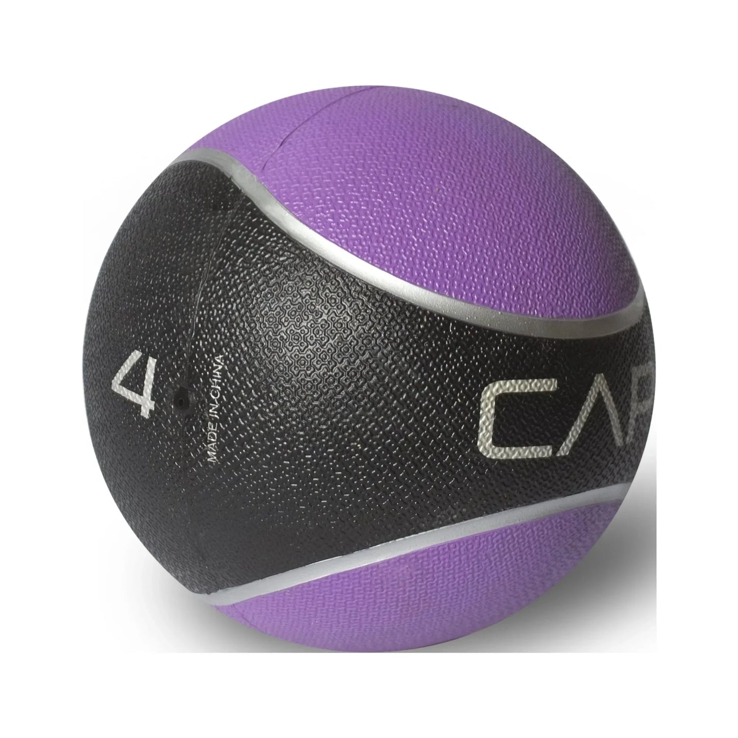 None Rubber Medicine Ball With Textured Grip For Strength