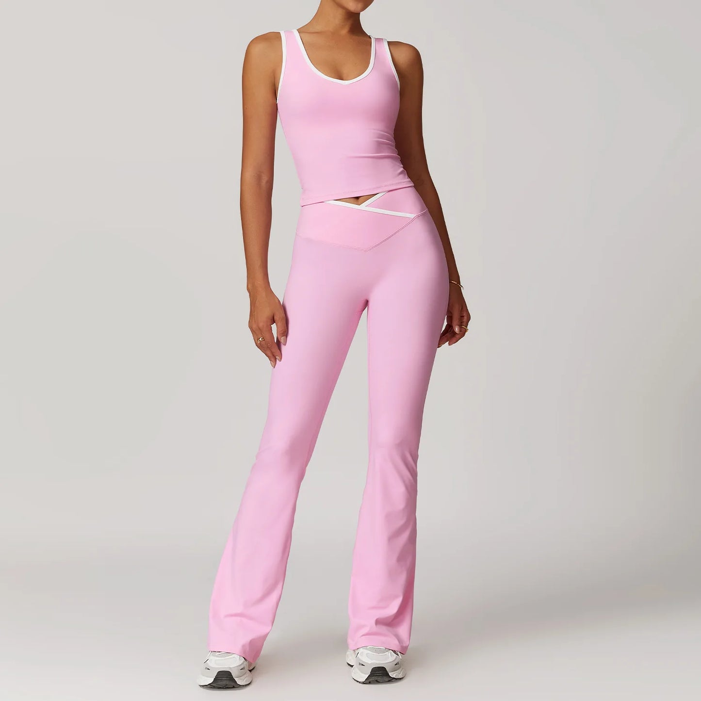 Yoga Set 2 Piece Tracksuit With Sports Bra and Leggings