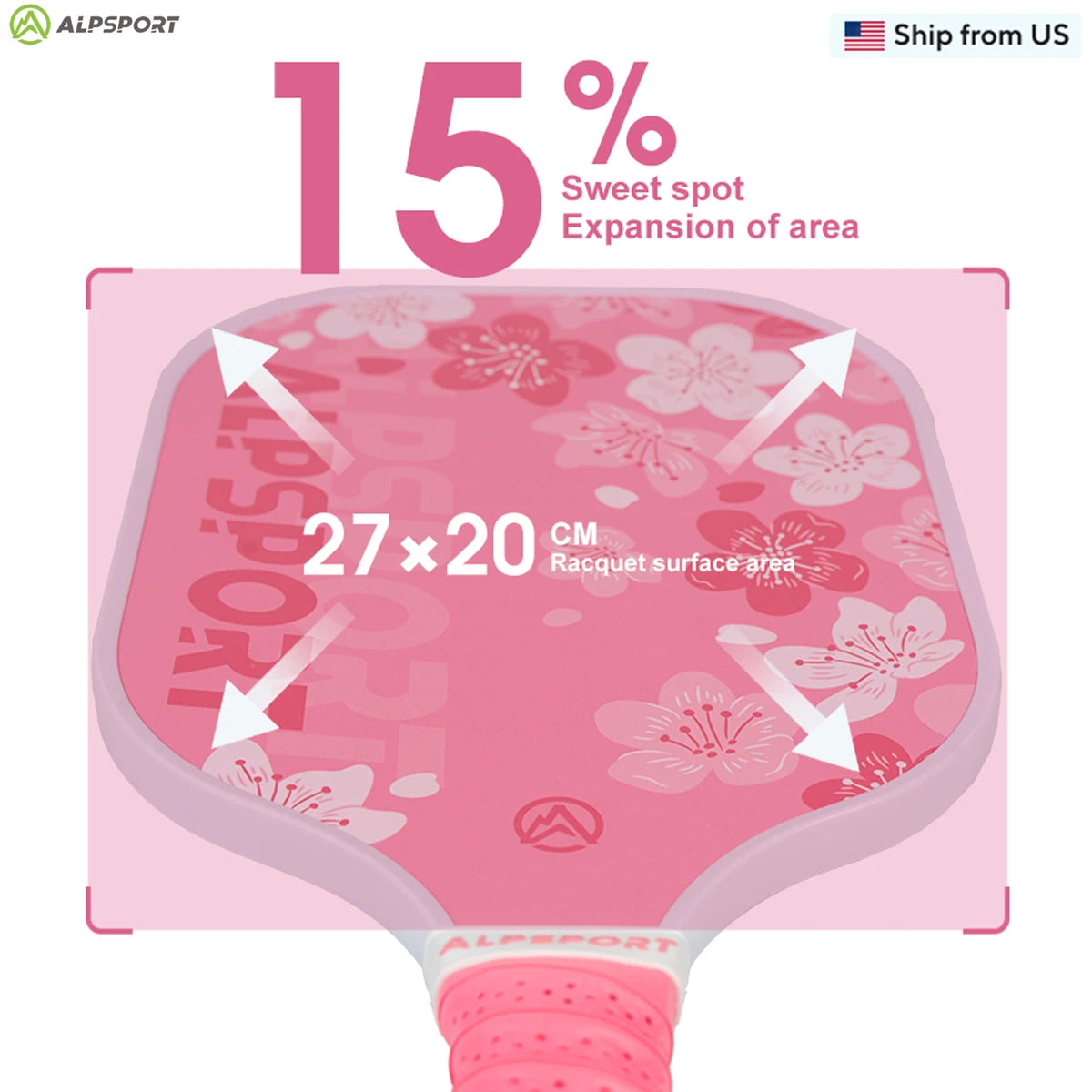 ALPSPORT Sakura USAPA Pickleball Paddle T700 Pro Training Set