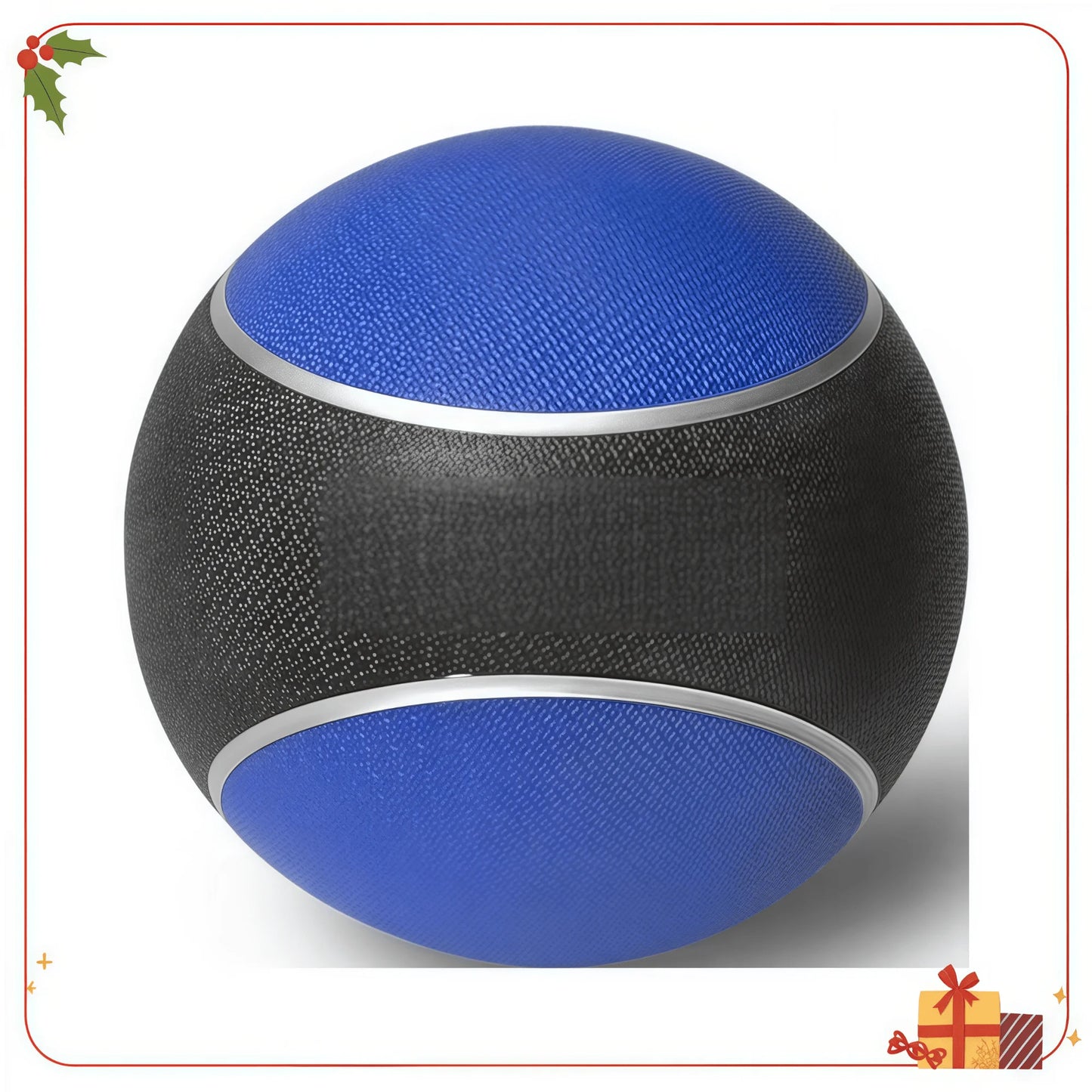 Rubber Exercise Ball With Textured Grips For Core Training
