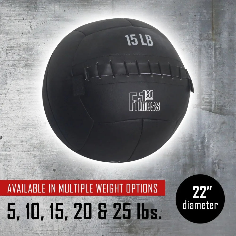 Fitness First Soft Wall Ball Durable Core Strength Training Ball
