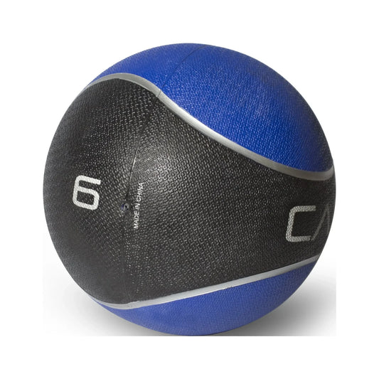 Rubber Exercise Ball With Textured Grips For Core Training