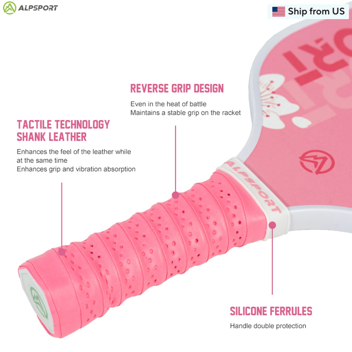 ALPSPORT Sakura USAPA Pickleball Paddle T700 Pro Training Set