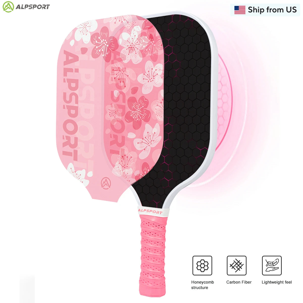 ALPSPORT Sakura USAPA Pickleball Paddle T700 Pro Training Set