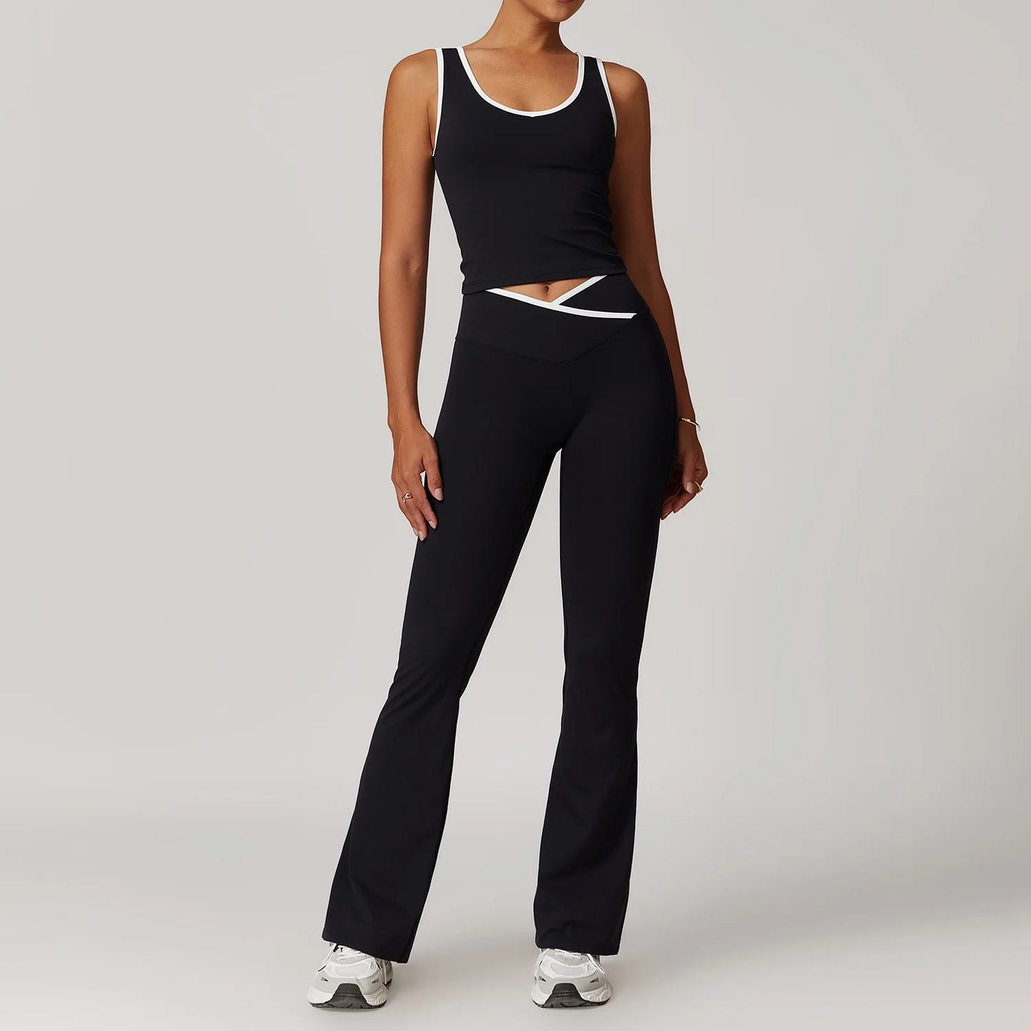 Yoga Set 2 Piece Tracksuit With Sports Bra and Leggings